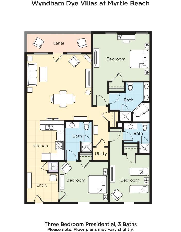 Club Wyndham Dye Villas North Myrtle Beach Eksteriør bilde